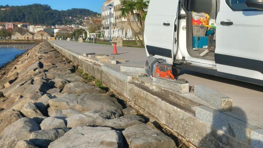 Rápida actuación en el paseo de Rodeira  | G.N.