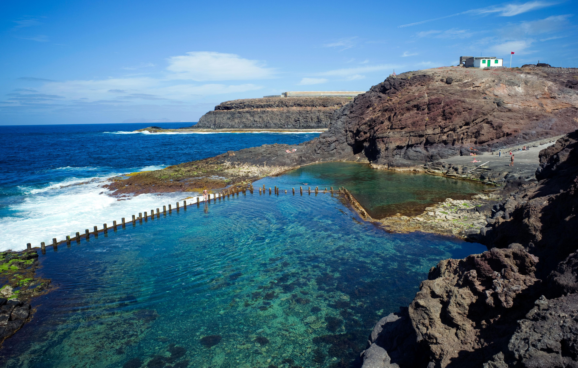 Piscinas Naturales de Roque Prieto, en Santa María de Guía.