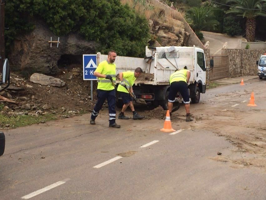 Tempesta de pedra i aigua a Roses