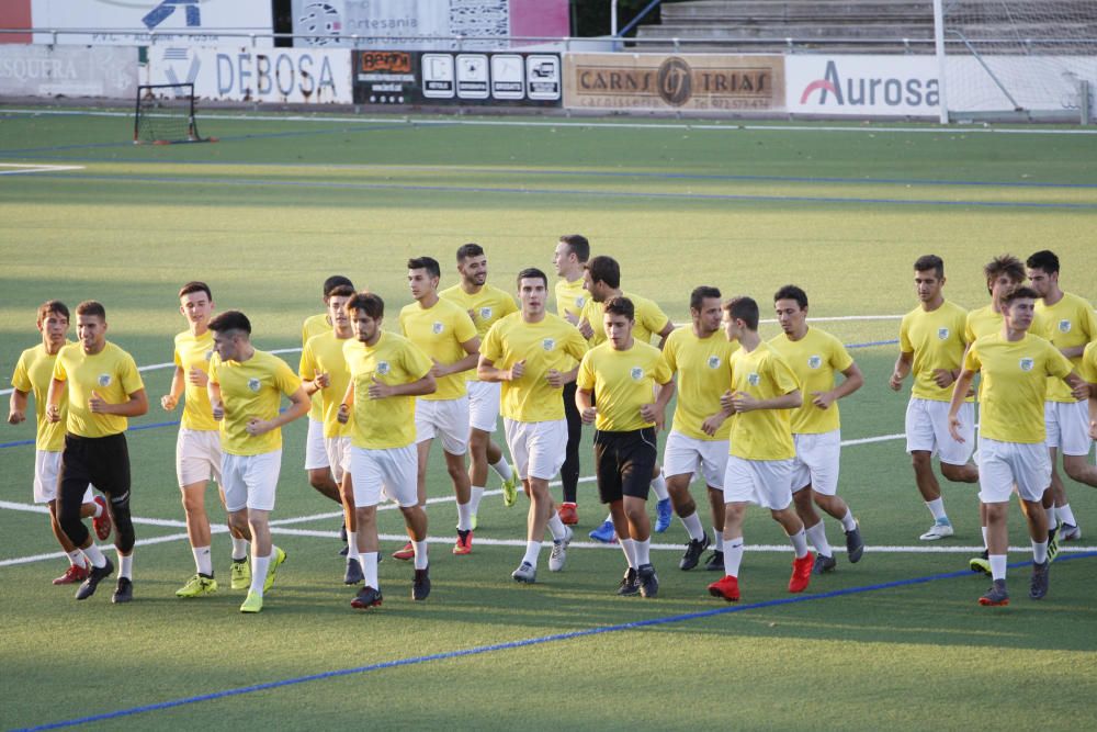 Primer entrenament del Banyoles de la pretemporada