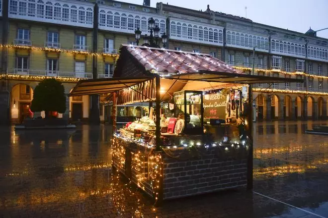 El poblado navideño de A Coruña hace las maletas