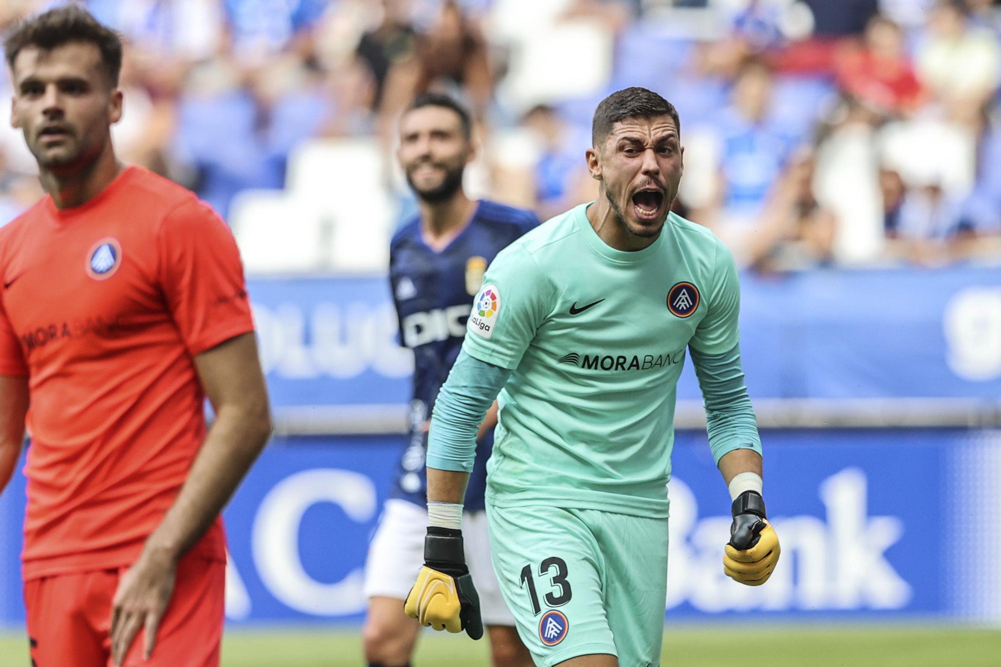 En imágenes: El Oviedo se estrena perdiendo por 0-1 contra el Andorra