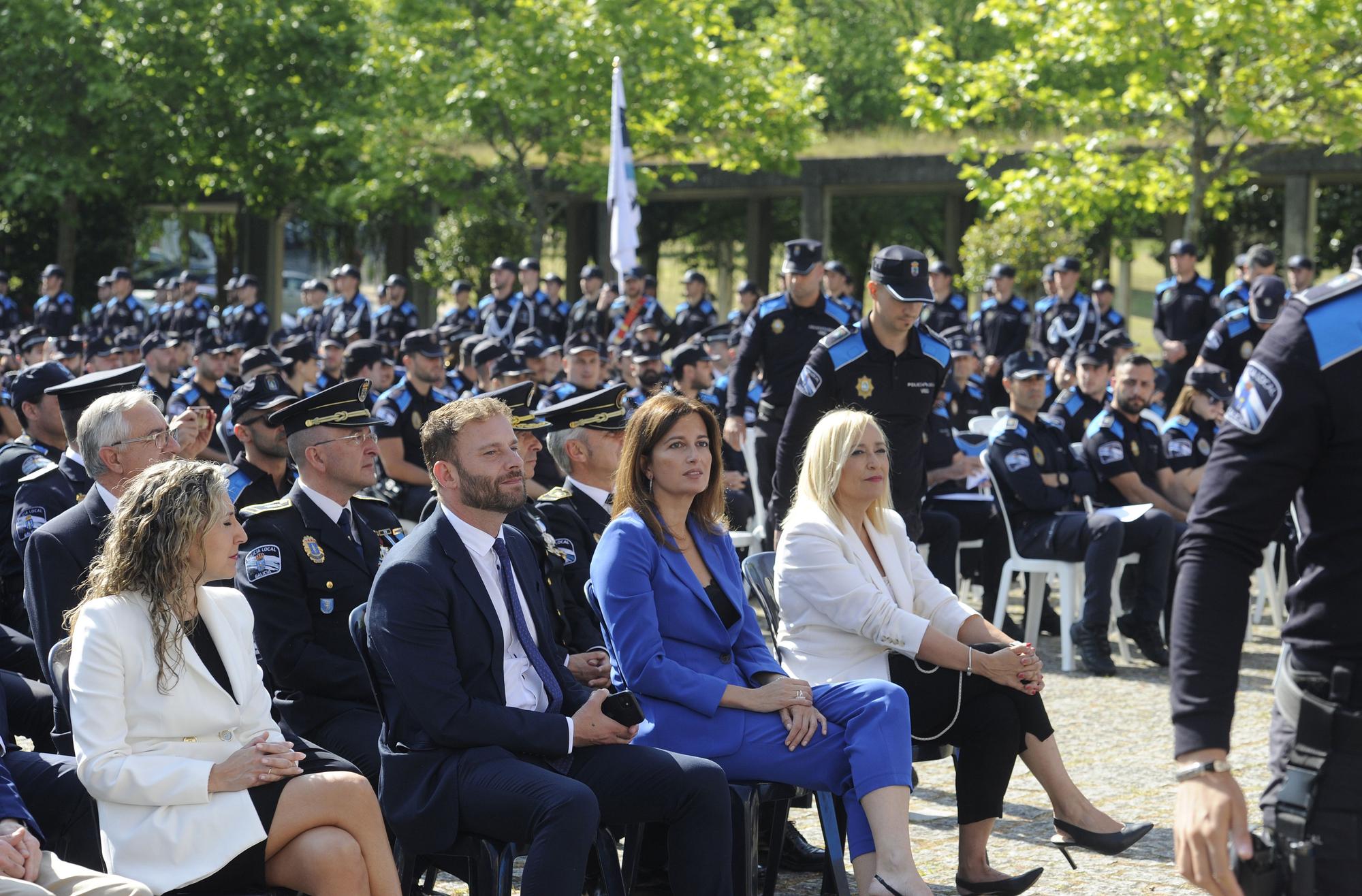 Masiva entrega de distinciones en la academia gallega de Policía Local