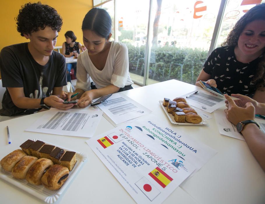 Intercambio lingüístico japonés-español en la UA