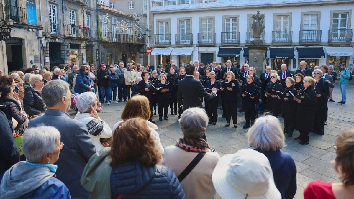 Coro saubío en el Toural.