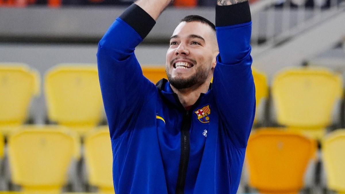 Willy Hernangómez, en el Gran Canaria Arena.