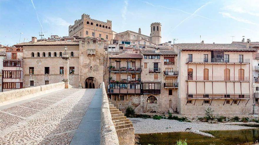 Valderrobres, desde el puente de piedra.