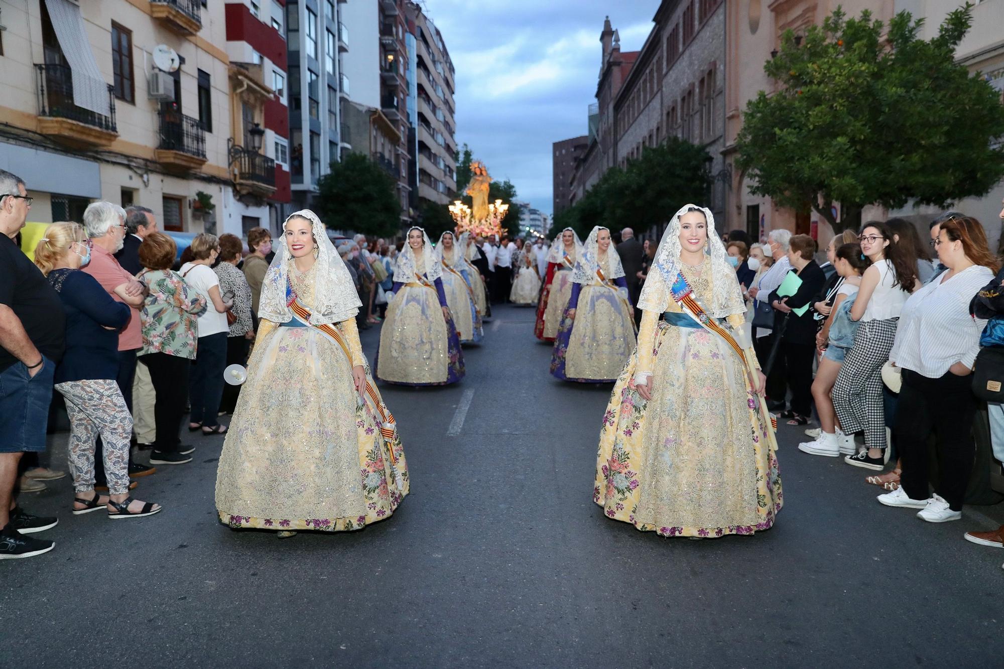 Temporada de Procesiones: Carmen, Nerea y las cortes, en la de María Auxiliadora