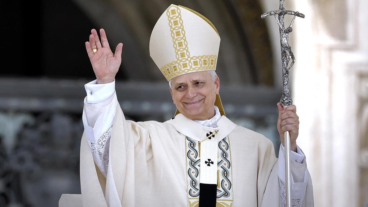 El Papa León XIV en la misa de inicio de su Pontificado.