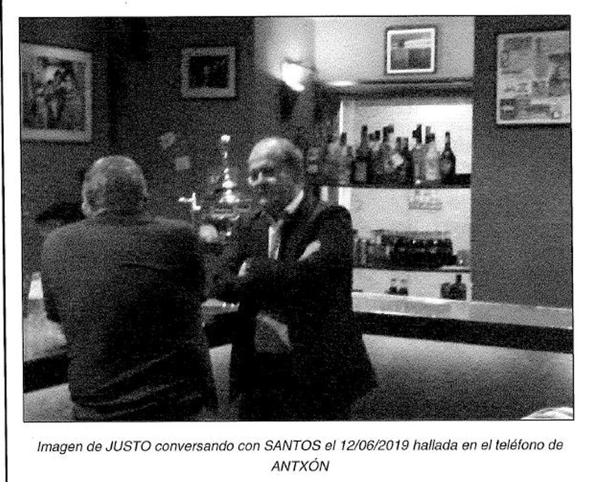 Imagen del sumario del caso Koldo de Santos Cerdán y Justo Vicente Pelegrini