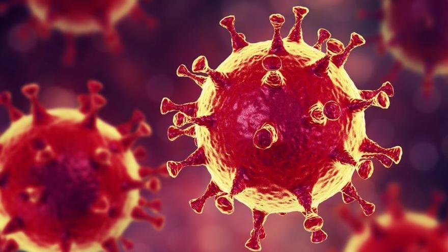 Ilustración en 3D de un coronavirus como el del MERS.