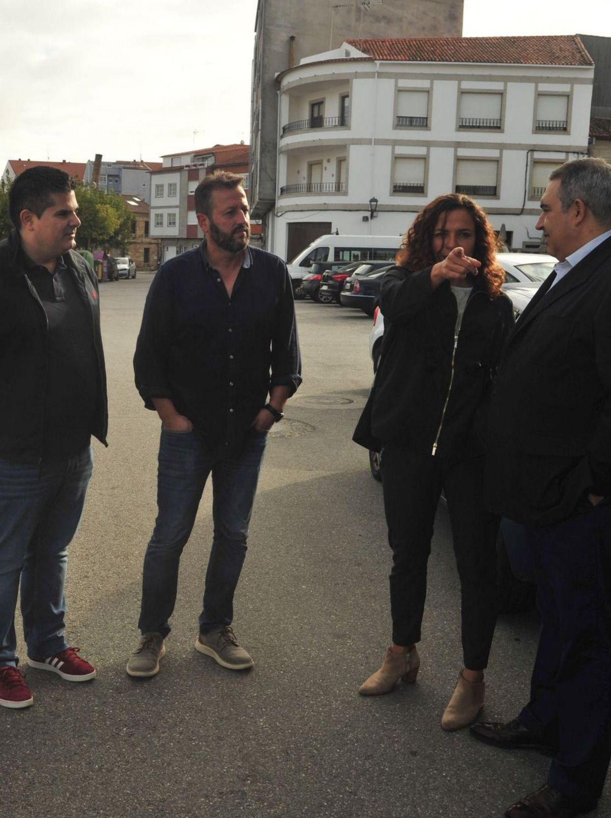 La presidenta de Portos, Susana Lenguas, en Cambados. | // IÑAKI ABELLA