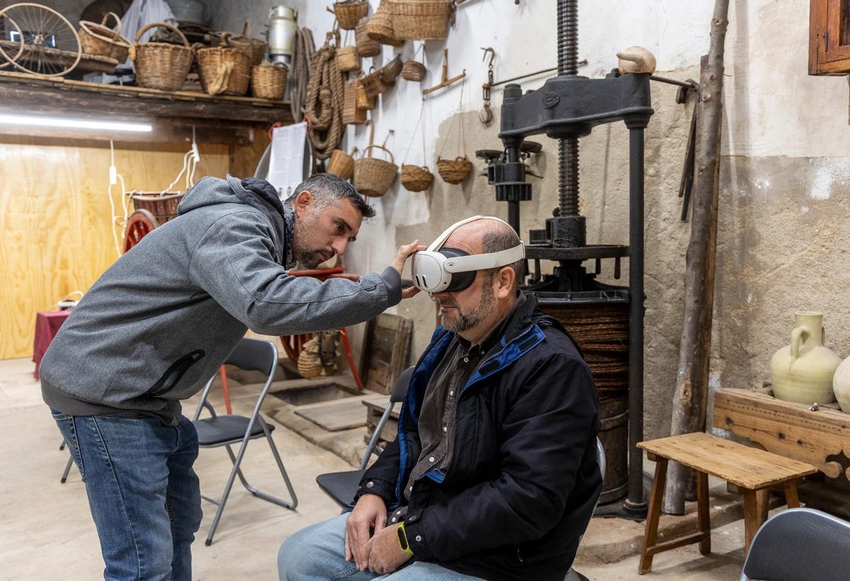 La finca permite realizar una visita virtual para conocer cómo se elaboraba en el pasado el vino y el aceite