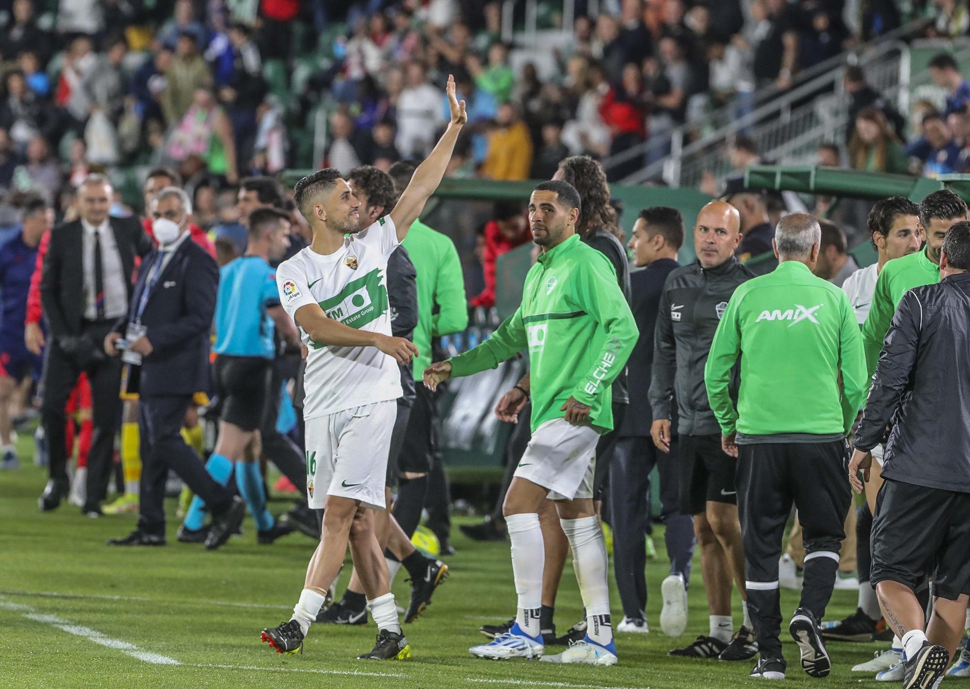 Partido Elche cf-At de Madrid el Elche consigue la permanencia en Primera Division