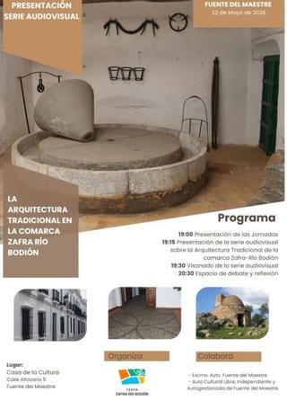 Cartel del estreno del documental en la Casa de la CUltura de Fuente del Maestre.
