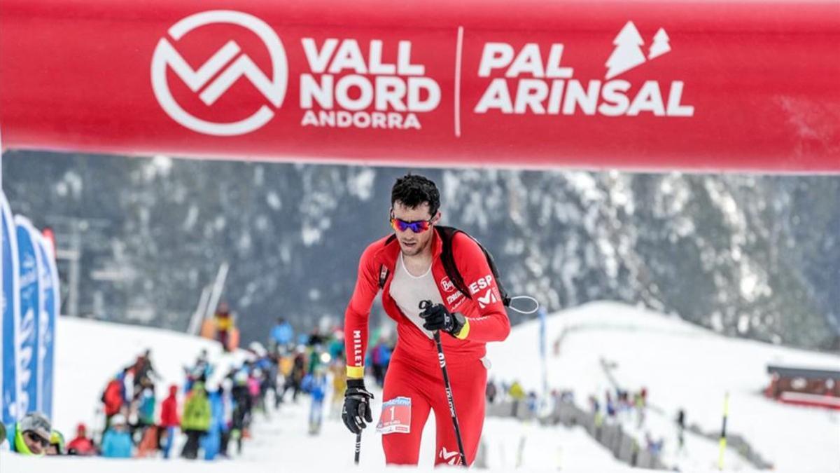 Kilian Jornet en la Font Blanca de Vallnord