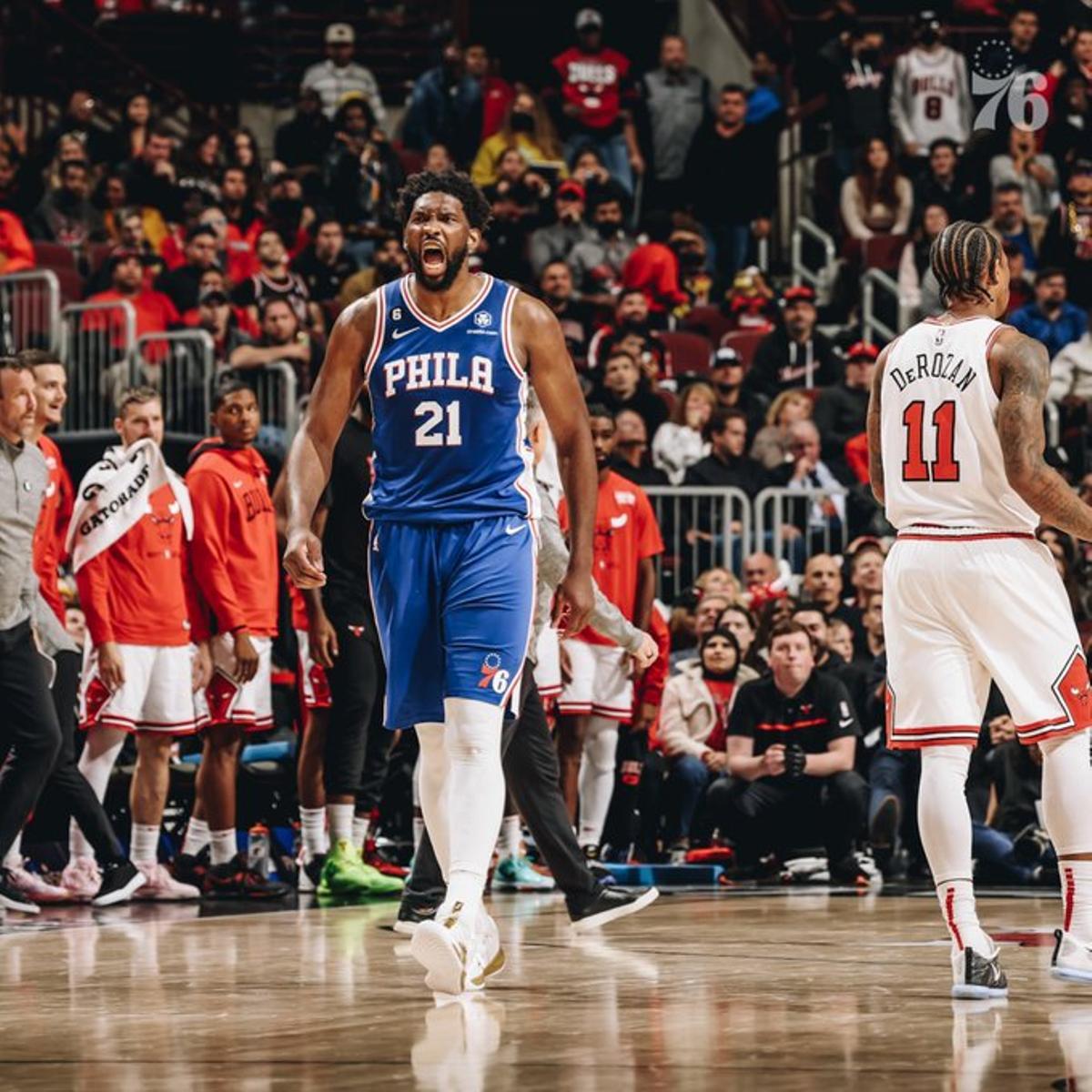 Embiid, durante el encuentro