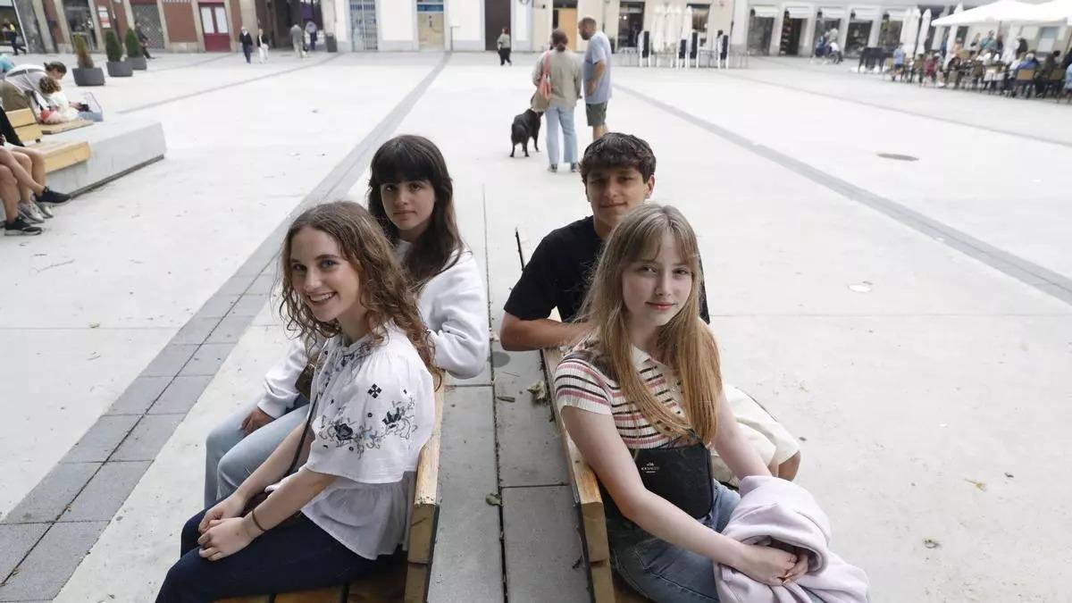 Paula Suárez, Sandrá Merchán, Kailani Stasiak y Nerea Castellanos