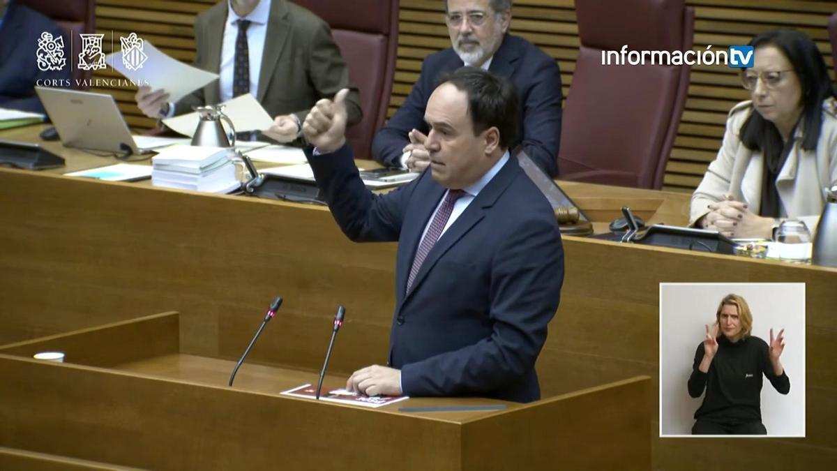 Les Naus, Barcala y Mazón marcan el debate en la sesión de control en las Cortes