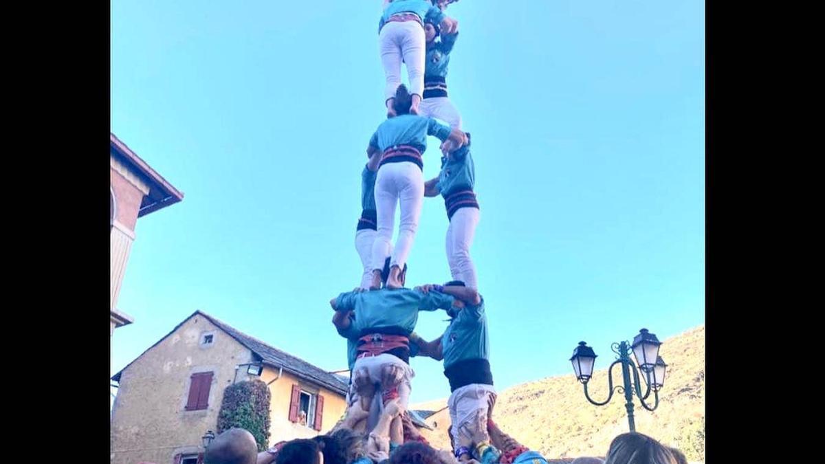 El Tres de Sis descarregat per la Castellera de Cerdanya a la Tor de Querol