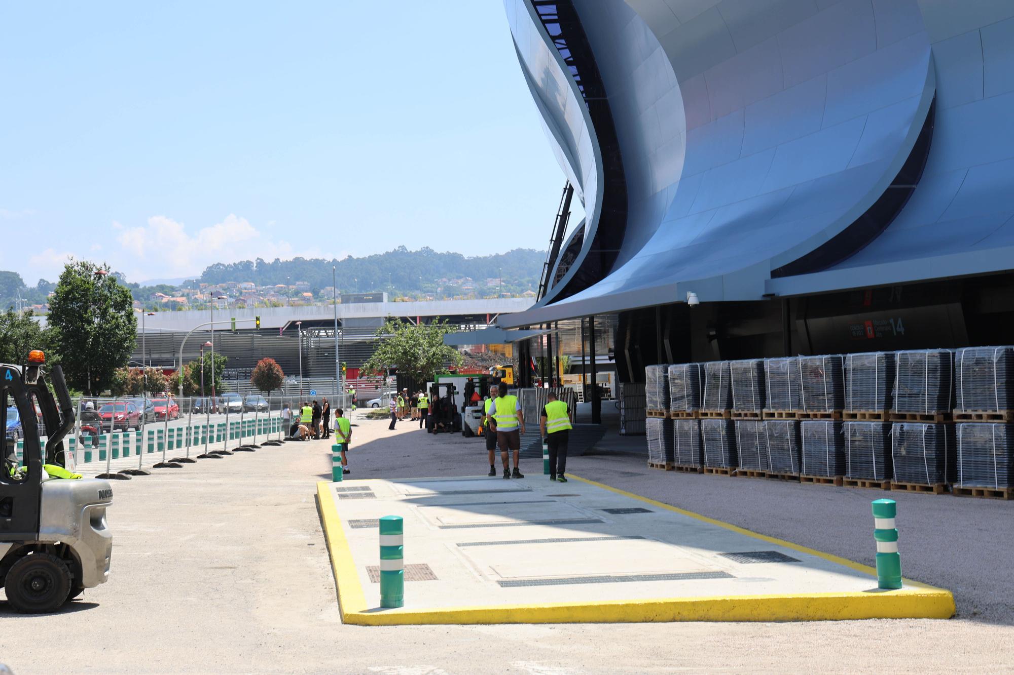 Arrancan los preparativos para el concierto de Guns N' Roses en Balaídos