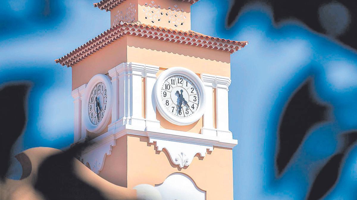 El reloj del Mercado Nuestra Señora de África de Santa Cruz de Tenerife.