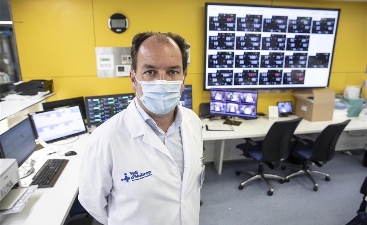 El doctor Ricard Ferrer, jefe del servicio de medicina intensiva del hospital Vall d’Hebron y presidente de la sociedad medica Semicyuc. El doctor Ricard Ferrer, jefe del servicio de medicina intensiva del hospital Vall d’Hebron y presidente de la sociedad medica Semicyuc.