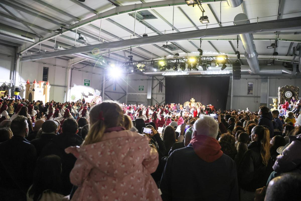 Momento de la cabalgata estática organizada en Ifelor.