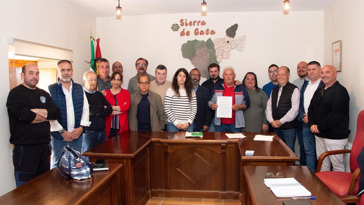 Bloque histórico en Sierra de Gata.