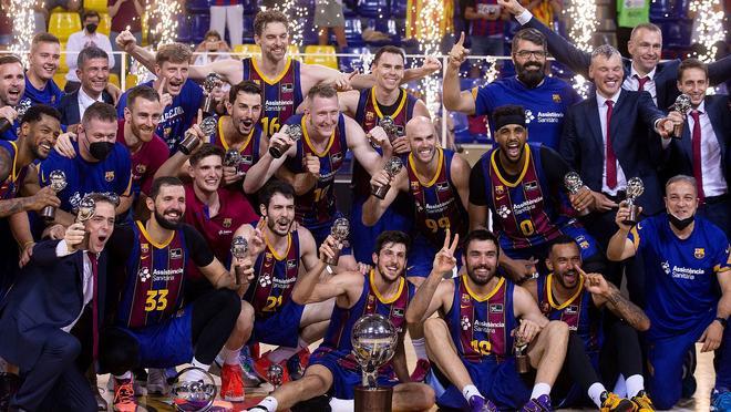 15 de junio de 2021. Primer título de la sección de baloncesto en el adiós de Pau Gasol