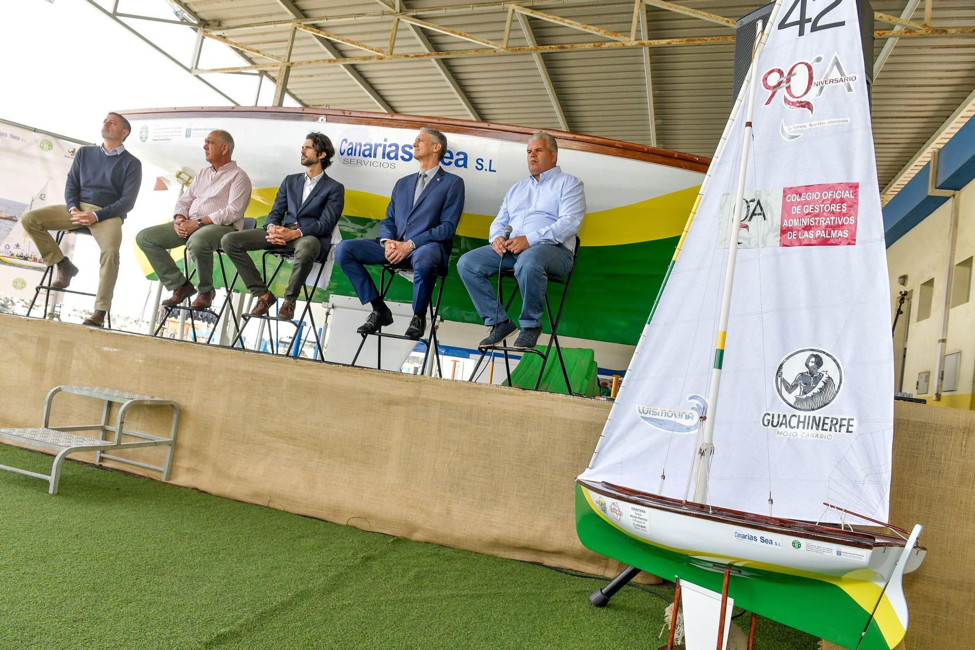 Vela latina: presentación del bote Villa de Teror