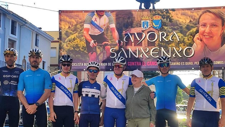 De Valencia a Sanxenxo en bici: el reto solidario contra el cáncer