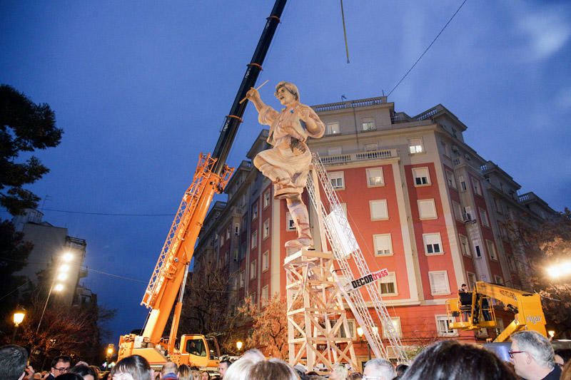 Plantà al tombe de la falla Palleter-Erudito de Orellana