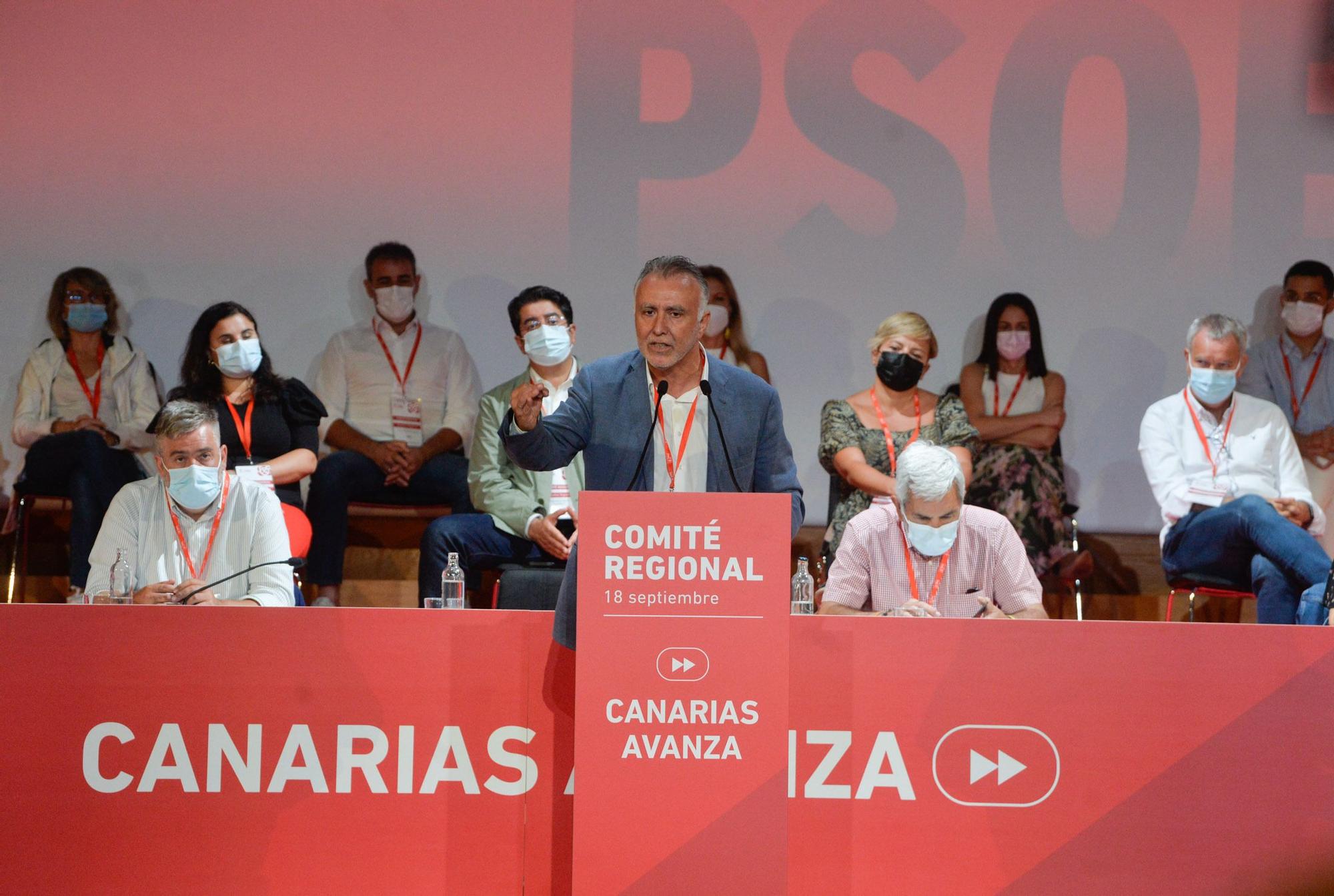 Reunión Extraordinaria del Comité Regional del PSOE en Infecar (18/09/2021)