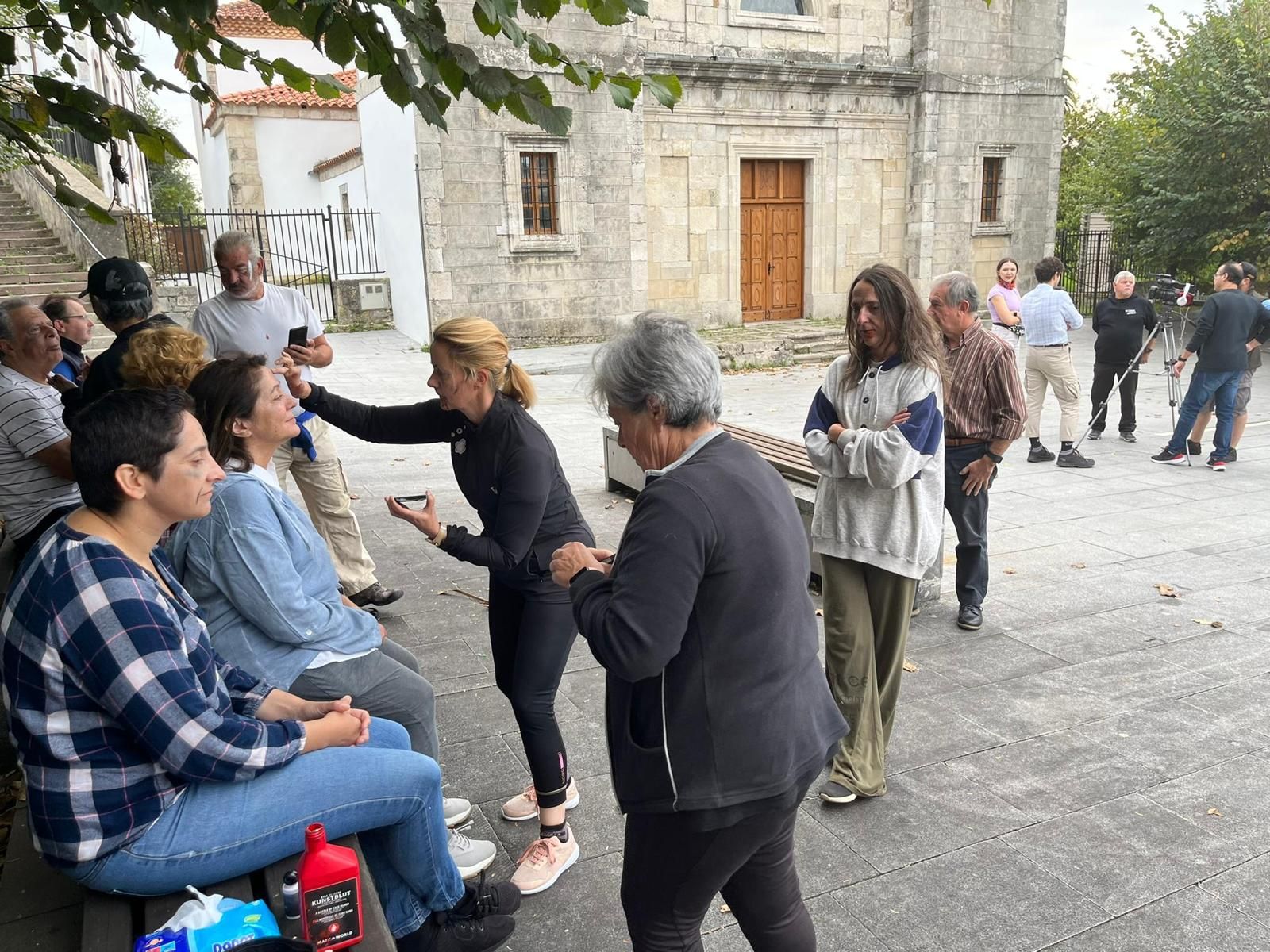 Colombres, plató de cine con zombis y peregrinos del Camino de Santiago