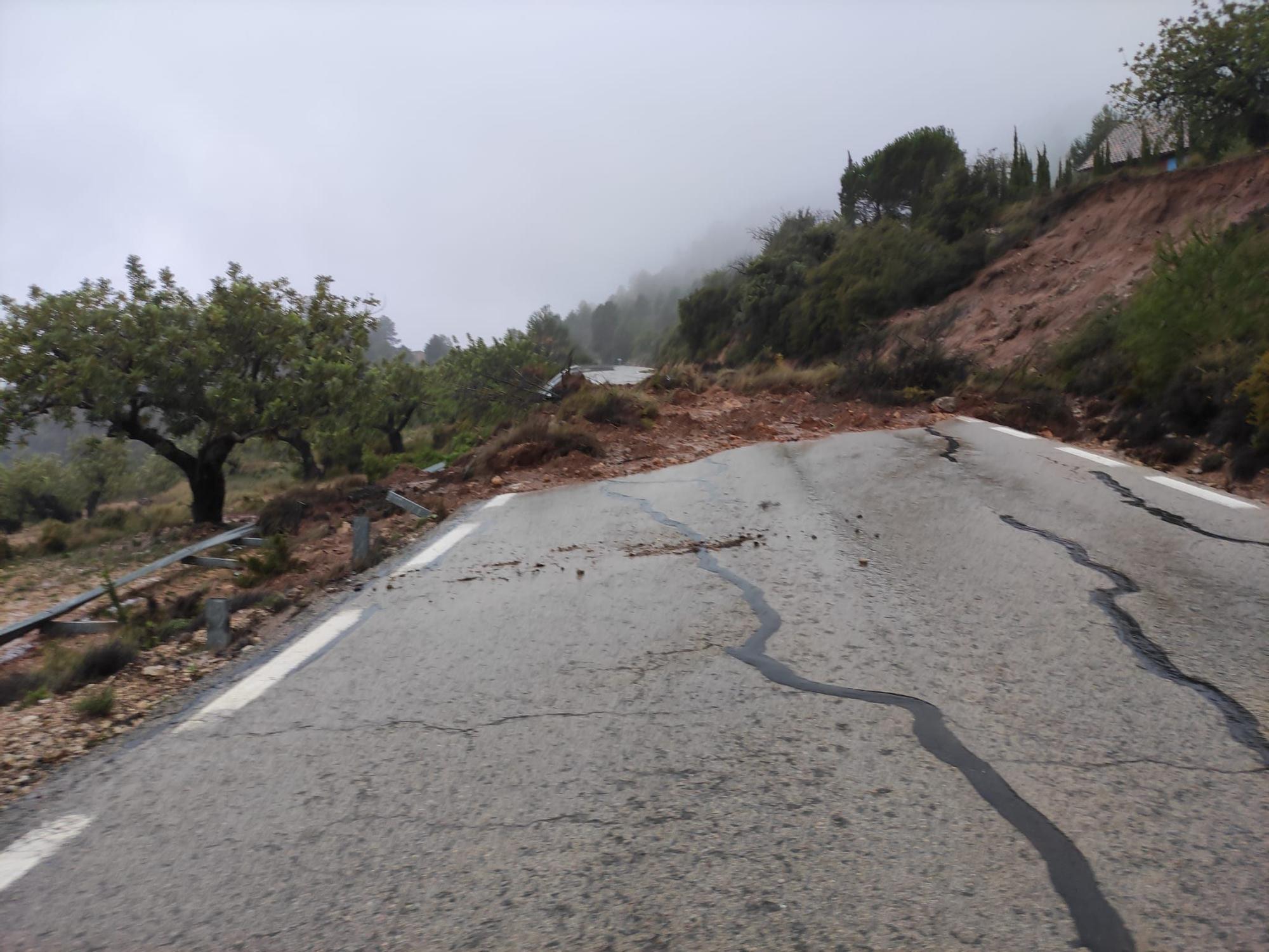 Yátova solicitará la declaración de zona catastrófica tras el temporal que ha destrozado caminos rurales y parajes naturales