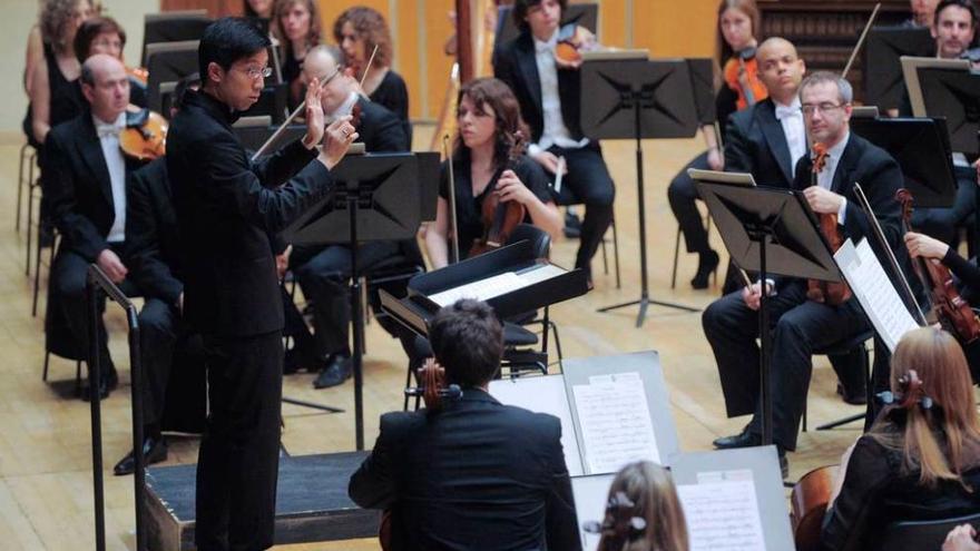 Chaung dirige en el auditorio de Oviedo un tobogán de emociones