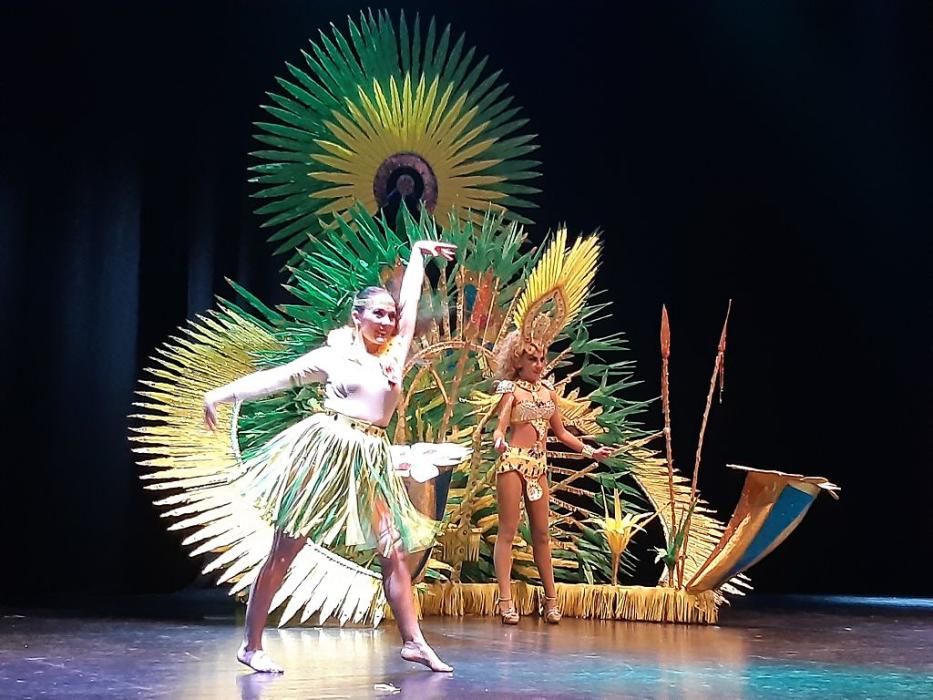 Concurso nacional de trajes de papel y maquillaje corporal del Carnaval de Águilas