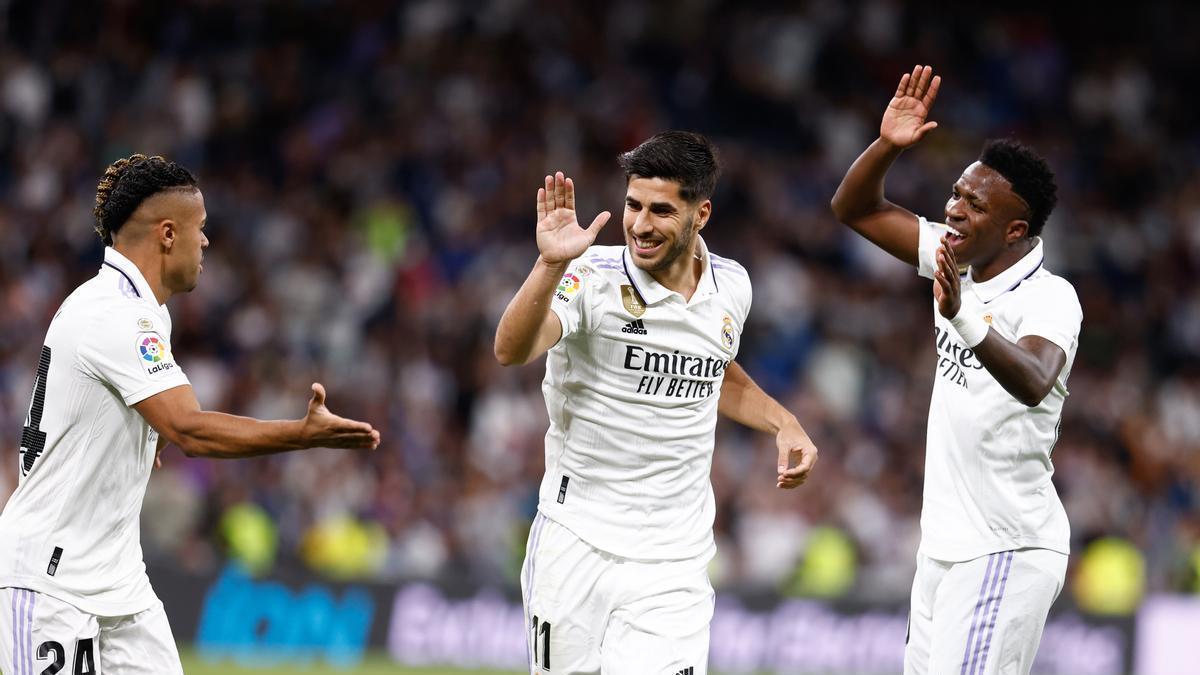 Marco Asensio anotó el gol del triunfo ante el Getafe.