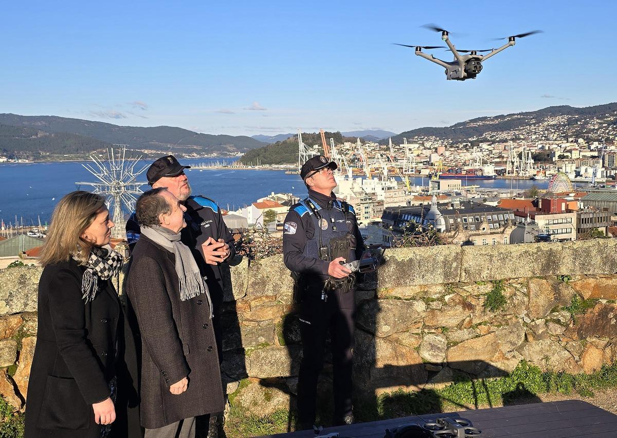 Los drones de la Policía Local de Vigo