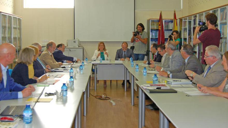 Reunión del consejo Interuniversitario de esta mañana