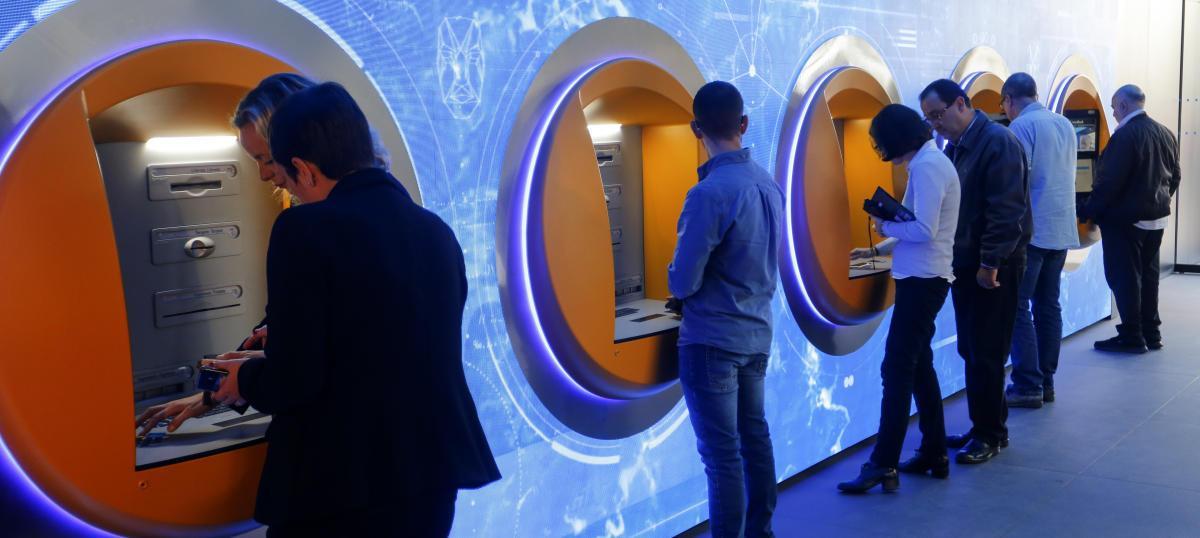 Cajeros automáticos.