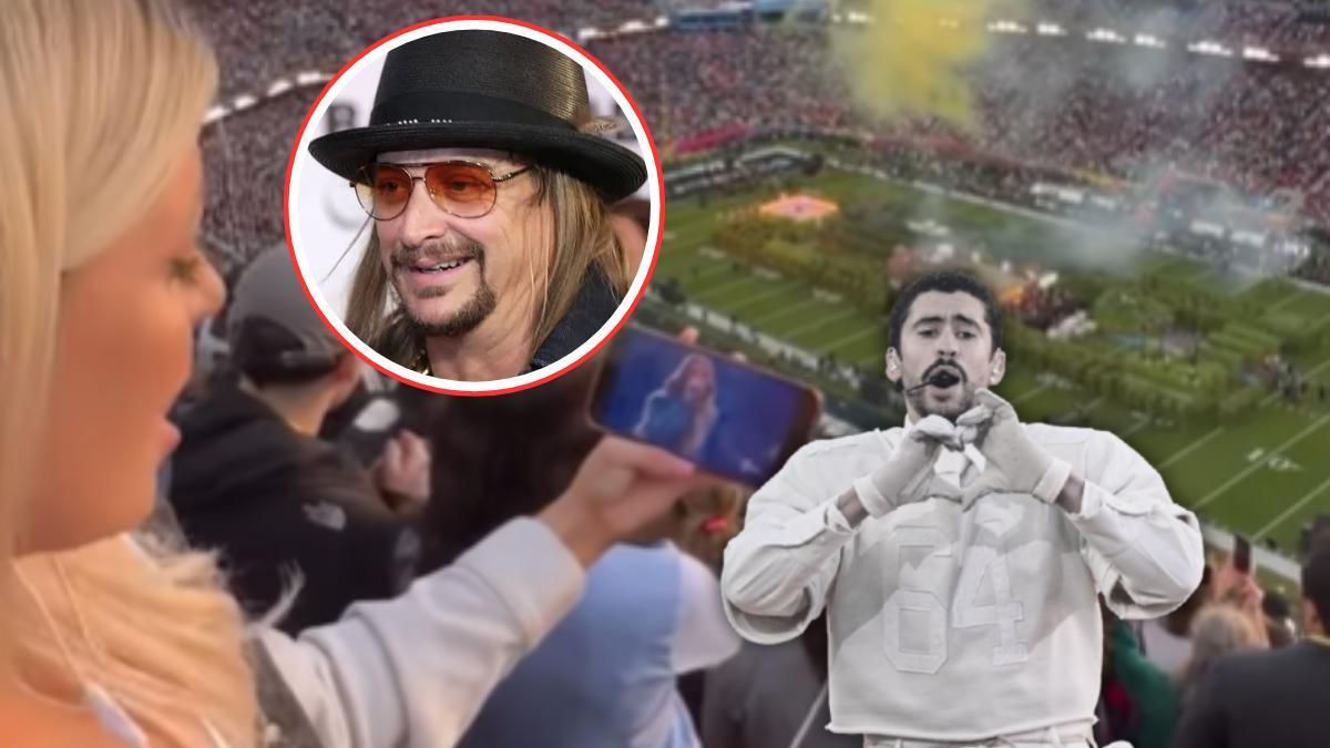 Los seguidores del pensamiento MAGA vivieron su propio show del descanso en la Super Bowl en la que Bad Bunny fue protagonista.