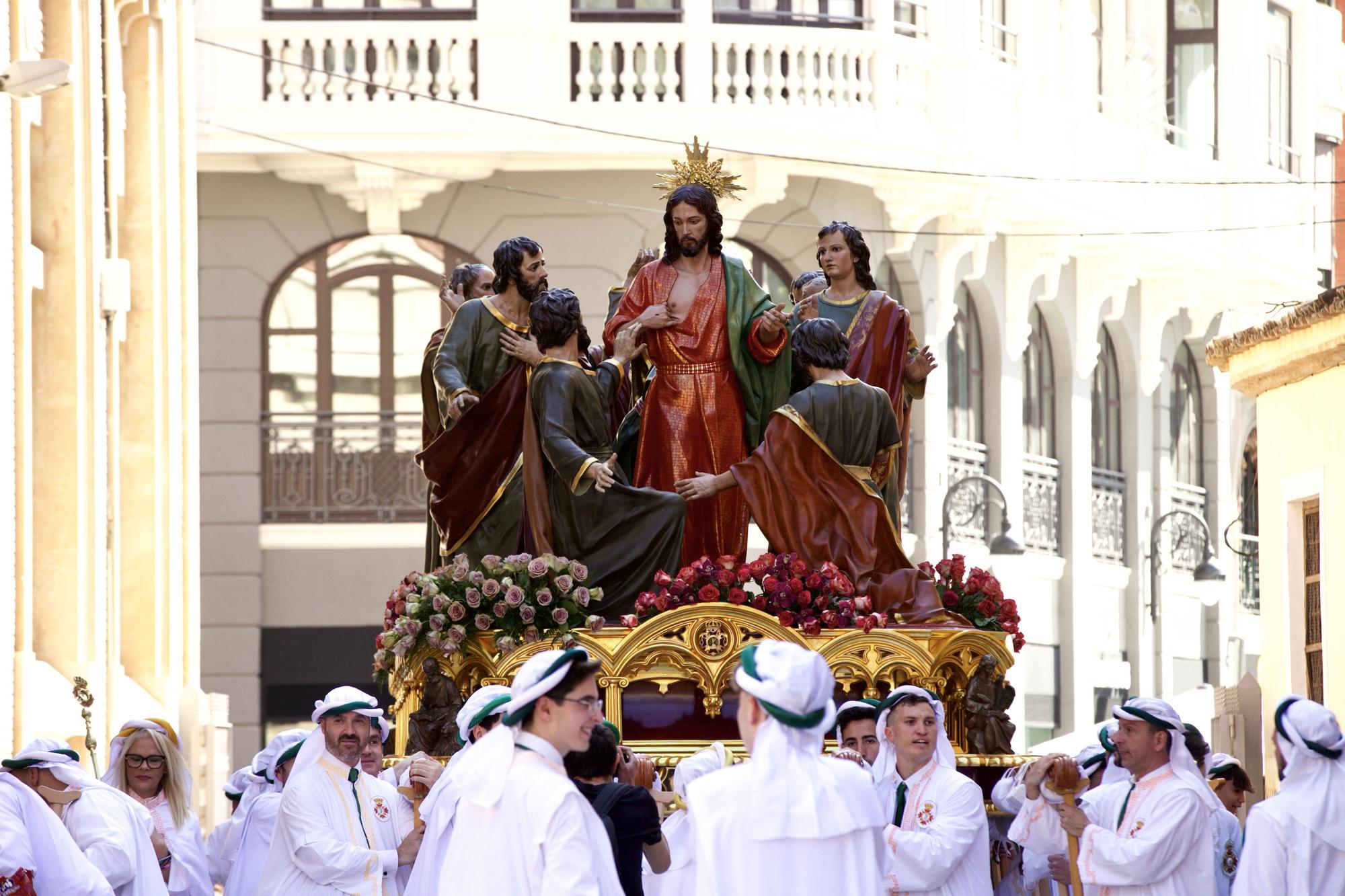 Las imágenes de la procesión del Domingo de Resurreción en Murcia