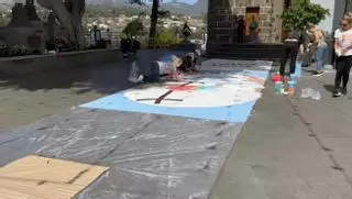 Muestra 'Florabrígida' y alfombras por las Fiestas de San Antonio de Padua en Santa Brígida