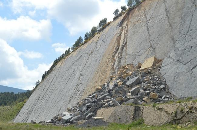 Una esllevissada destrossa les petjades de Fumanya