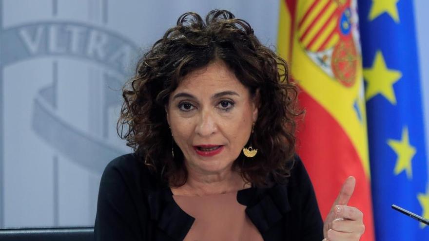 La ministra de Hacienda y portavoz del Gobierno, María Jesús Montero.