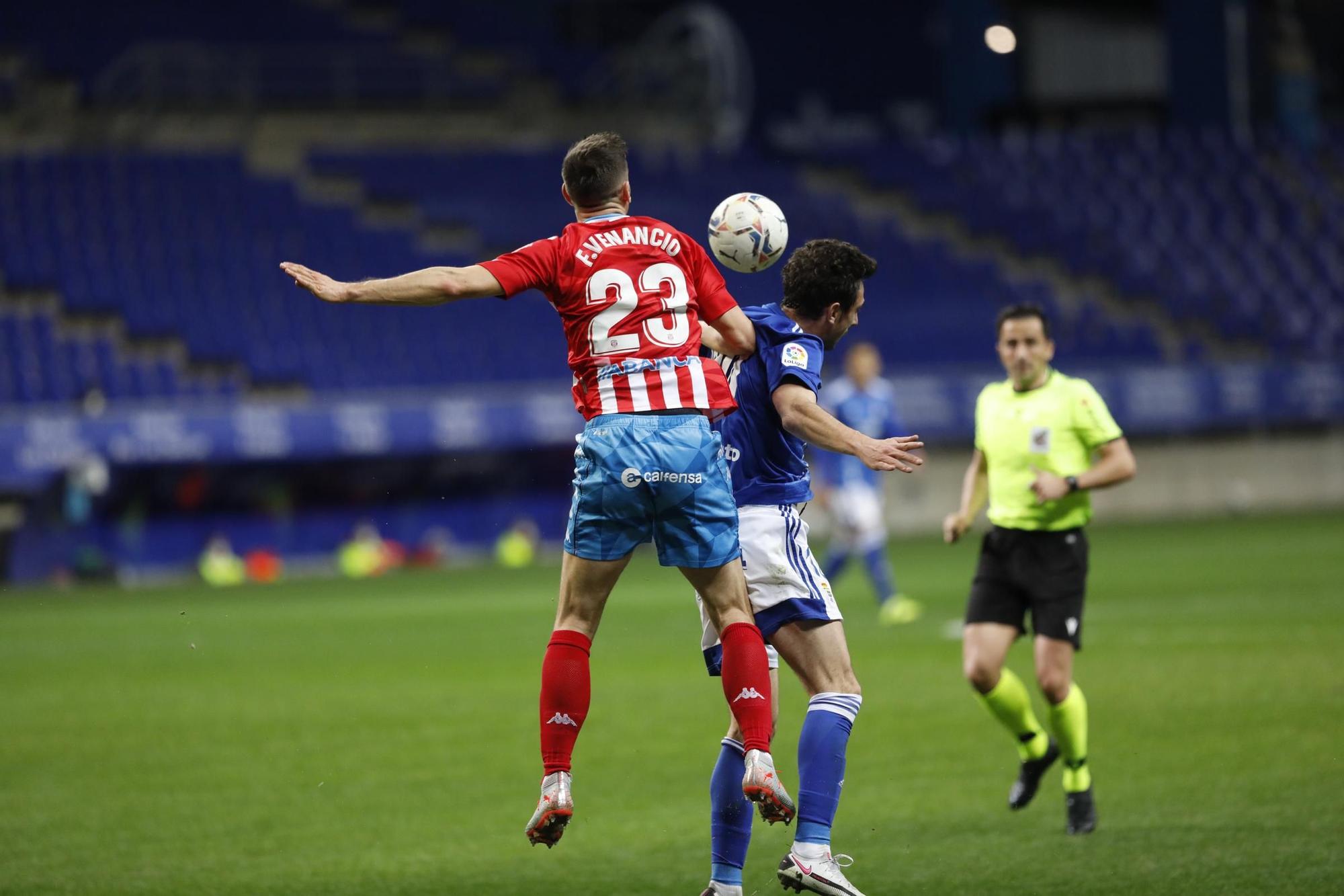 El partido entre el Oviedo y el Lugo, en imágenes