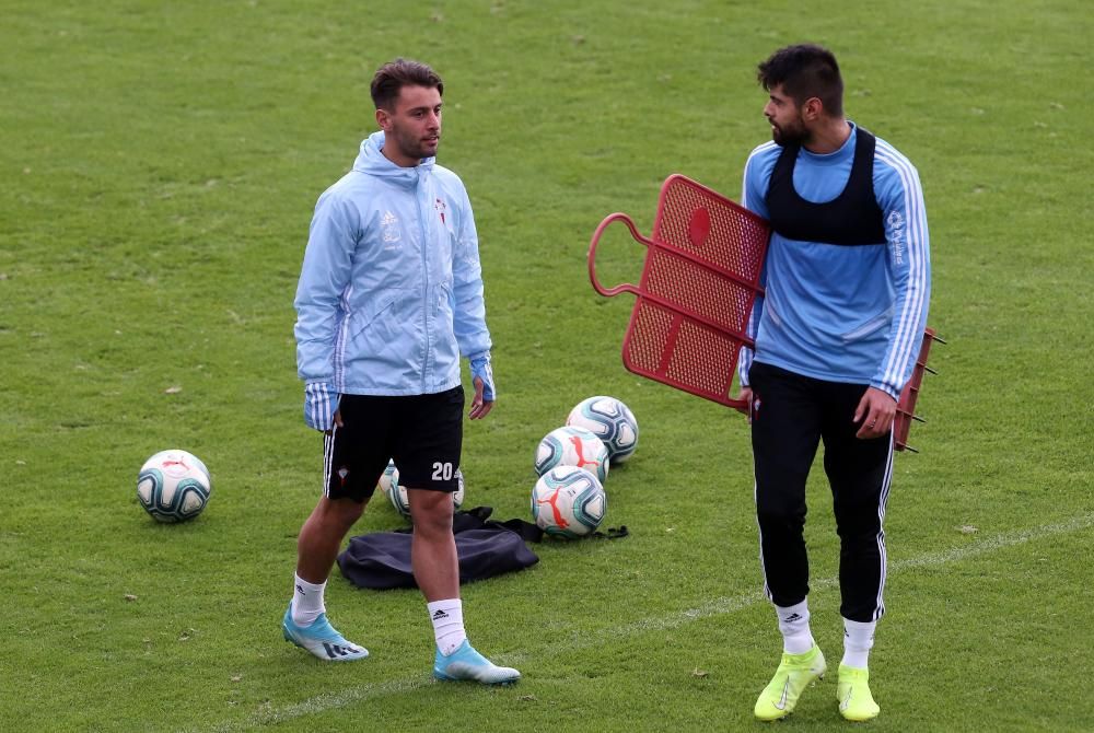 Óscar García exprime su último entrenamiento antes del Celta - Mallorca