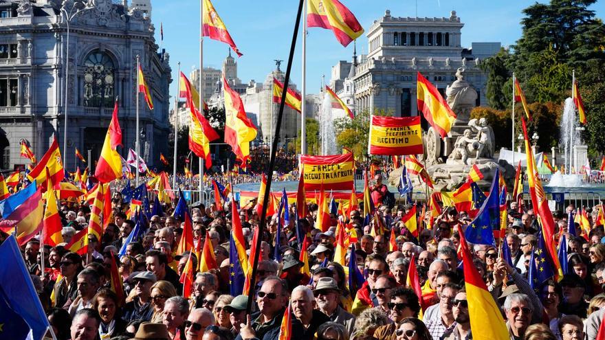 Milers de persones surten al carrer a Madrid en contra de l&#039;amnistia